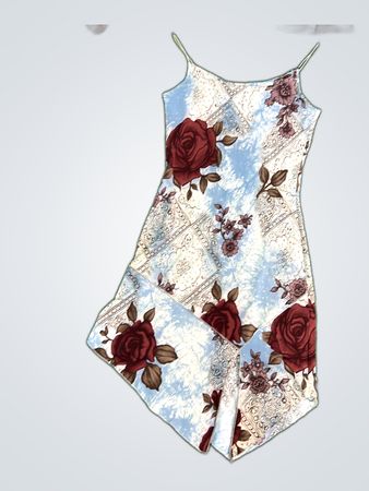 Floral Spaghetti Strap Dress