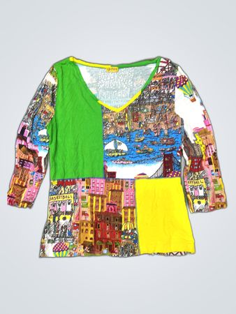 Guitare Prints Printed Blouse