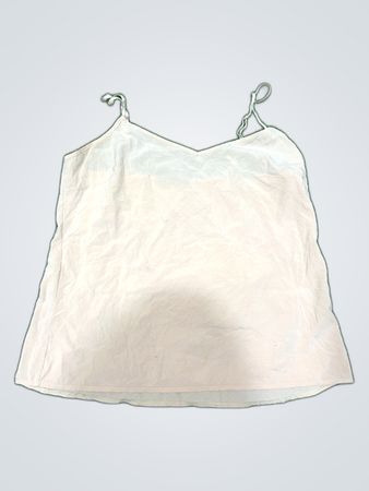 Monoprix Femme Beige Silk Camisole