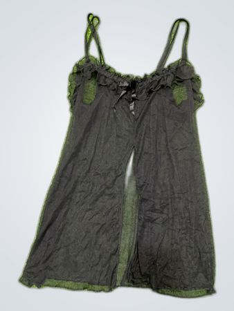 Unbranded Sheer Lace Trim Camisole Top