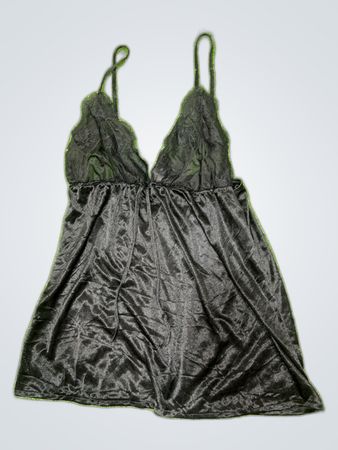 Zara Black Satin Slip Dress