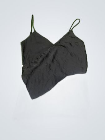 Zara Black and White Wrap Camisole Top