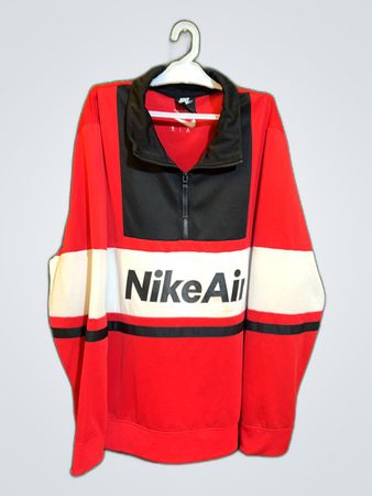 Nike Red Zip-Up Track Jacket