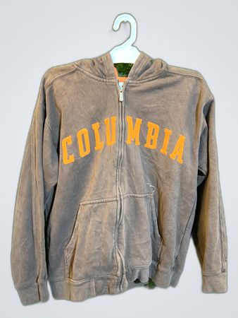 Columbia Youth Zip-Up Hoodie Brown