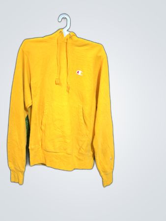Champion Reverse Weave Yellow Hoodie