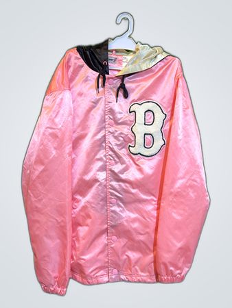 SD-Sport Pink Satin Hooded Jacket