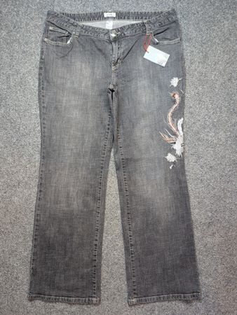 Metro Embroidered Bootcut Jeans