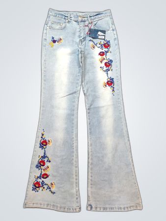 Lea Fashion Embroidered Jeans