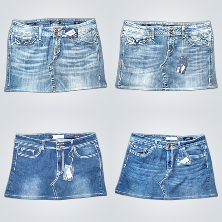Vigoss Denim Mini Skirts