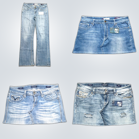 Vigoss Denim Mini Skirts