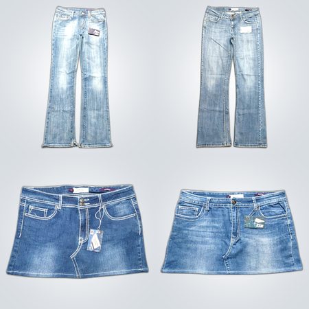 Vigoss Denim Mini Skirts