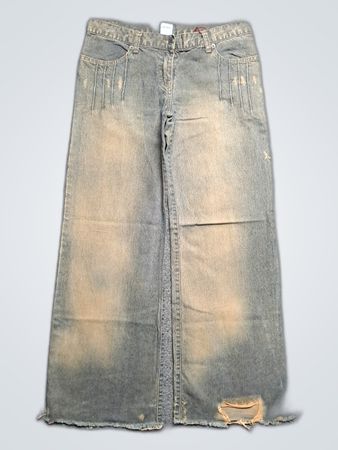 Distressed Denim Jeans