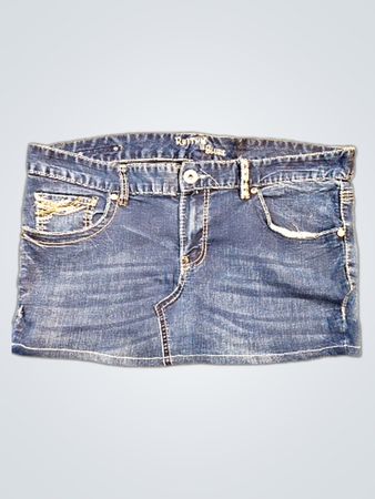 Rhythm & Blues Denim Mini Skirt