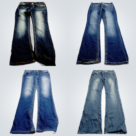 Gently Used Jeans Bundle - Wallflower, Maurices, SUKI & More Flare & Bootcut Styles