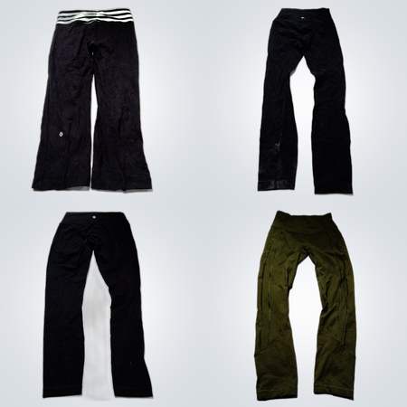 Lululemon Activewear Legging Bundle 10pcs Pantalons de yoga et shorts noirs