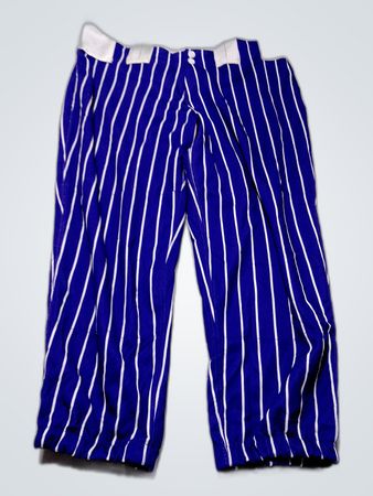 Pantalon rayé bleu