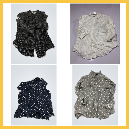 Ensemble de blouses à pois et florales - Emery Rose, Gap, Old Navy et plus