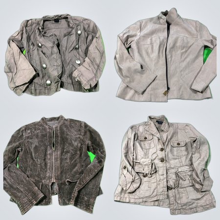 Mudd, Chico's & Mehr Militär-, Arbeitsjacken-Bundle Lot 8