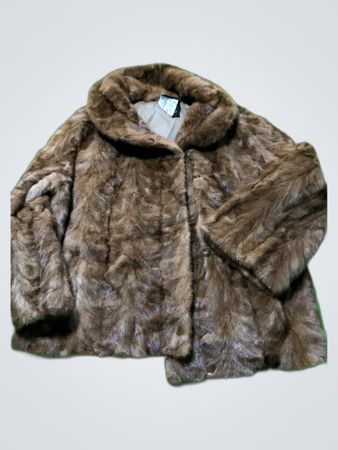 Vogue Furrriers Brown Fur Coat