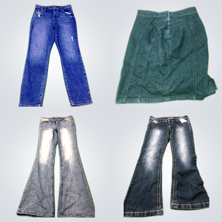 Maurices & Stone Culture Denim Bundle: 7-Piece Mix of Flare, Skinny, Cargo & More