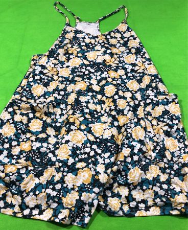 Floral Print Spaghetti Strap Mini Dress