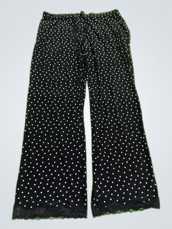 Black Polka Dot Lounge Pants