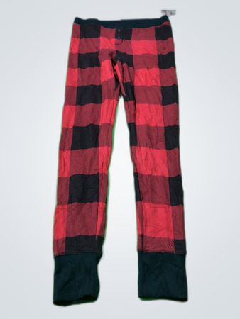 Unbranded Red Black Plaid Sweatpants