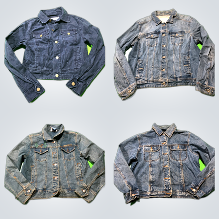 Vintage-Stil Denimjacken