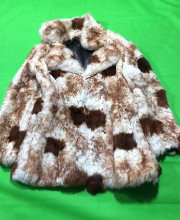 Patchwork Fur Coat