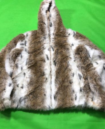 Hooded Fur Coat