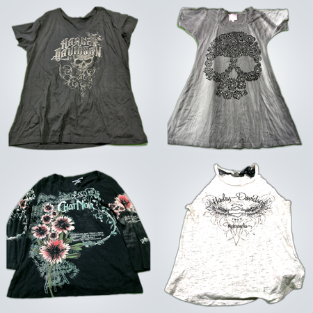 Y2K black & White Aesthetic Babytees