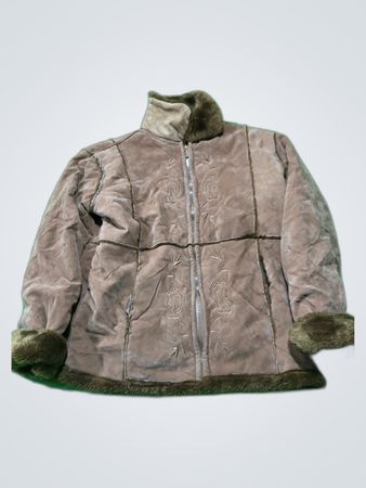 Oscar Sports Brown Suede Jacket