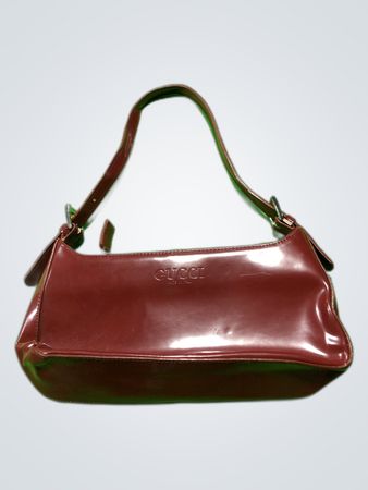 Gucci Red Patent Leather Mini Handbag