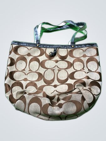 Coach Brown Signature Tote Bag