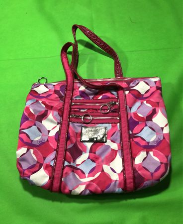 Coach Poppy Print Tote Handbag