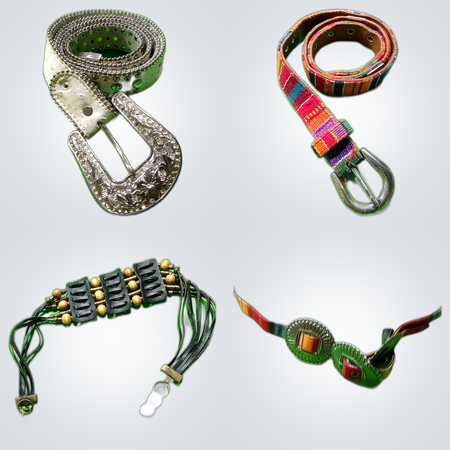 Boho Leather Belts Bundle