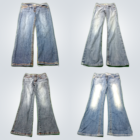 Flare and Straight Jeans