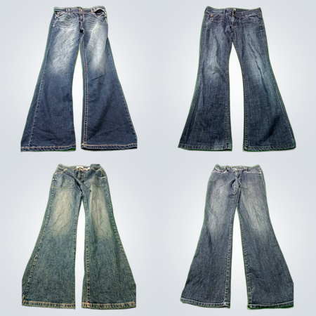 Flared Denim Jeans Unknowns