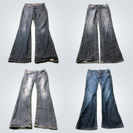 Flared Denim Jeans Unknowns