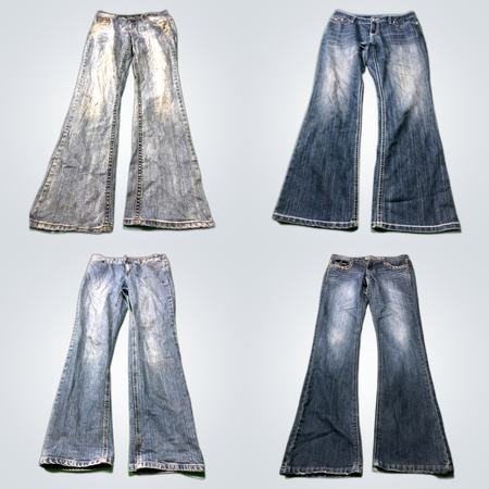 Low Rise Straight Leg Jeans