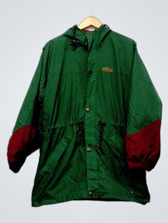 Coleman Green Hooded Windbreaker Jacket