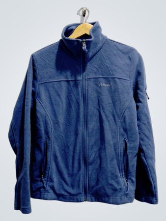 Columbia Blue Fleece Zip-Up Jacket