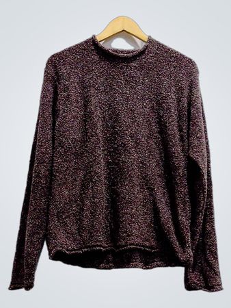 Columbia Mock Neck Knit Sweater
