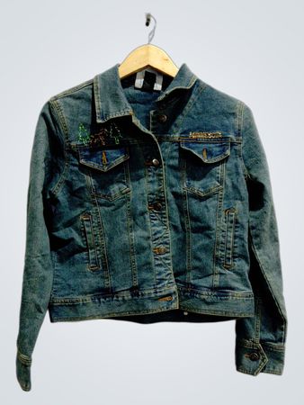 H&M Embroidered Denim Jacket