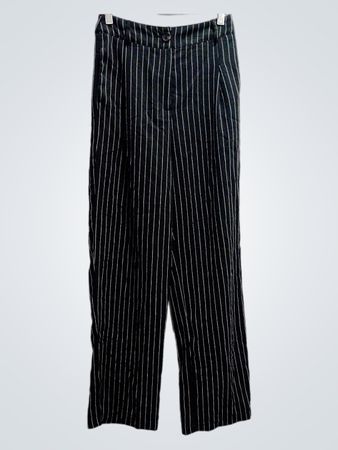 Black Striped Pants
