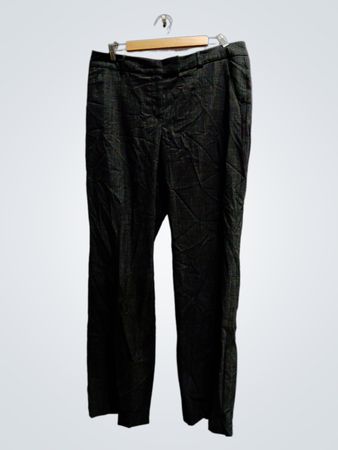 Anne Klein Plaid Wool Blend Suit Pants