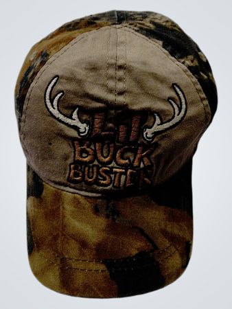 Camouflage Baseball Cap with Buck Buster Logo