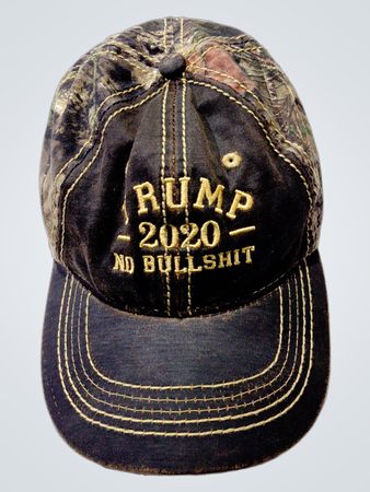 Camouflage Baseball Cap with Trump 2020 Embroidered Front