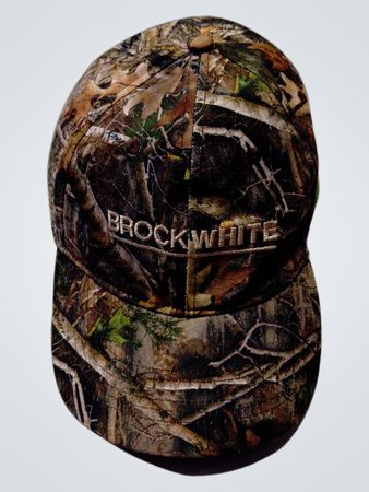 Brock White Camouflage Baseball Cap