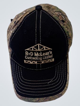 R+D McLean's Contracting Limited Camouflage Baseball Cap